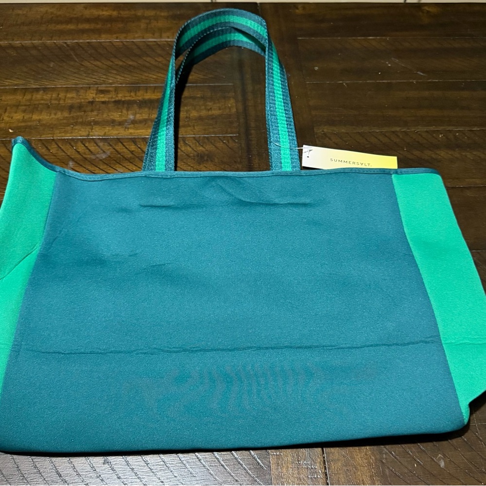 Stylish Summersalt Teal and Green Women's Tote